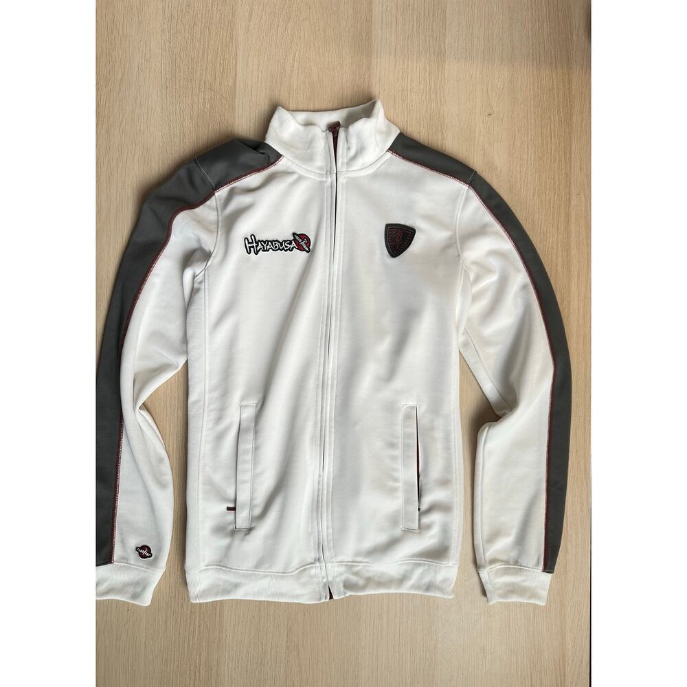 Hayabusa White Zip-Up Jacket - Size S - Mint